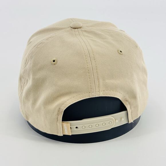 Lange SnapBack Hat Cap Trucker Beige Cream Ski Snowboard Adjustable One Size - Picture 3 of 6